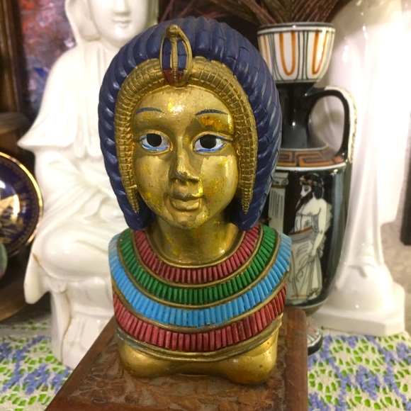 Vintage Other - $5 SALE VTG Egyptian Queen Bust Figurine